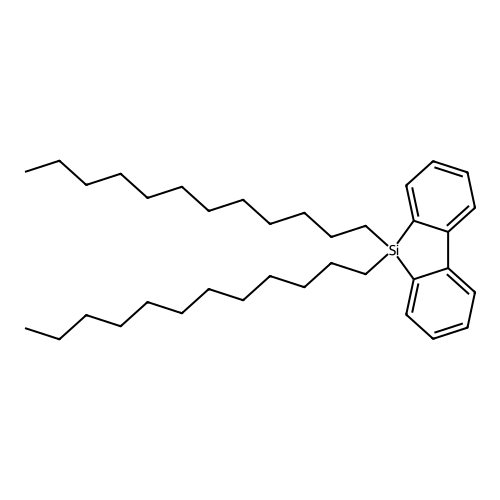 9,9-Didodecyl-9H-9-silafluorene structure
