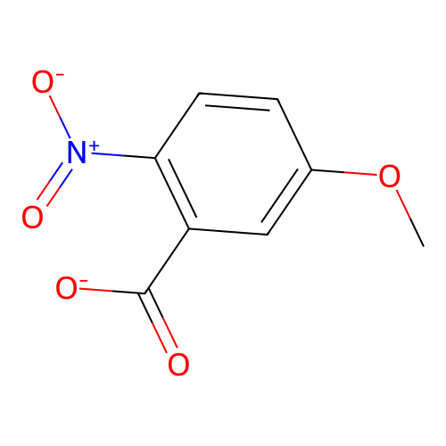 5-Methoxy-2-nitrobenzoate structure
