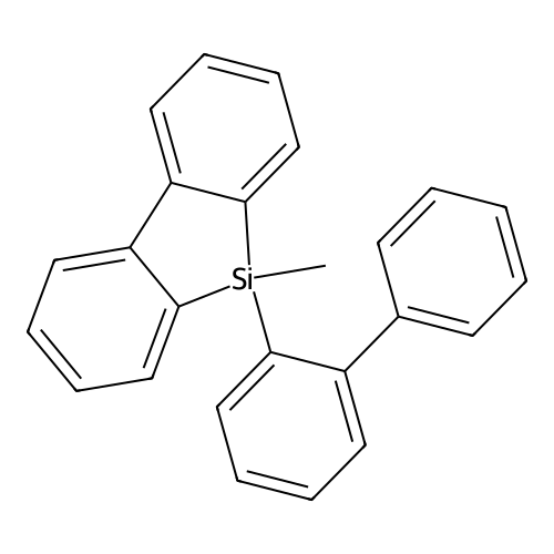 5-[1,1'-biphenyl]-2-yl-5-methyl-5H-dibenzo[b,d]silole structure