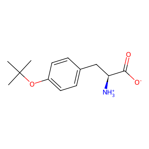 O-tert-Butyl-L-tyrosine structure
