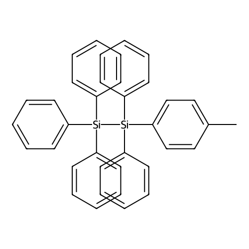 1-(4-Methylphenyl)-1,1,2,2,2-pentaphenyldisilane structure