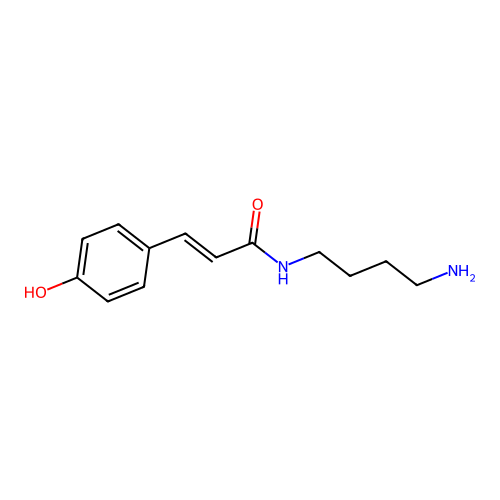 P-Coumaroylputrescine structure