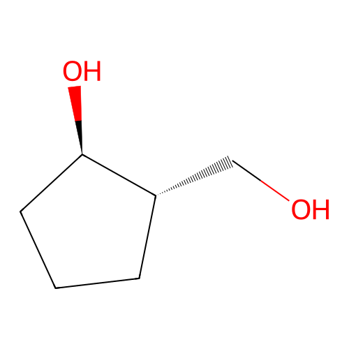 2-(Hydroxymethyl)cyclopentanol, (E)- structure