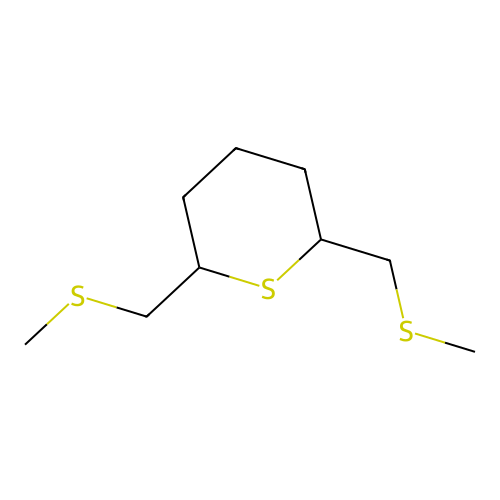 2,6-Bis(methylthio)thiane structure
