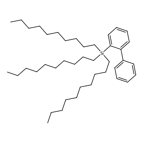 2-(Trisdecylsilyl)-1,1'-biphenyl structure