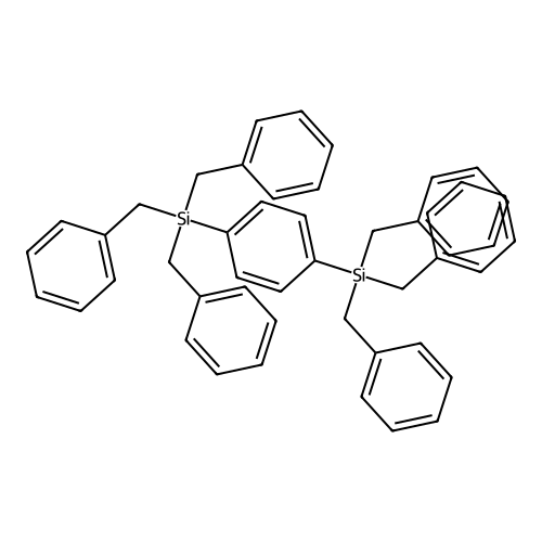1,4-Bis(tribenzylsilyl)benzene structure