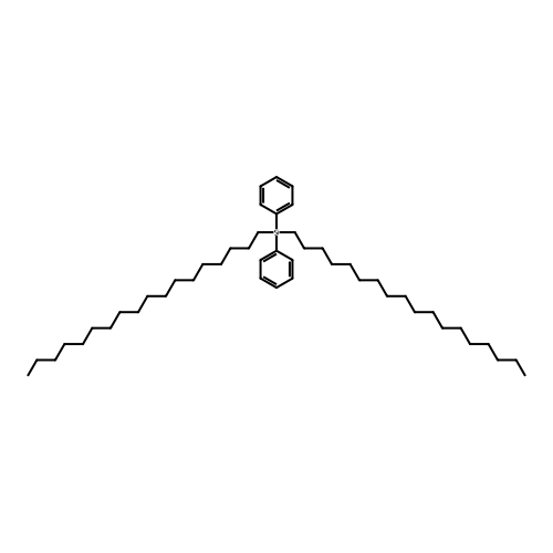Dioctadecyldiphenylsilane structure