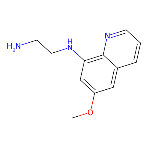 N'-(6-methoxyquinolin-8-yl)ethane-1,2-diamine structure