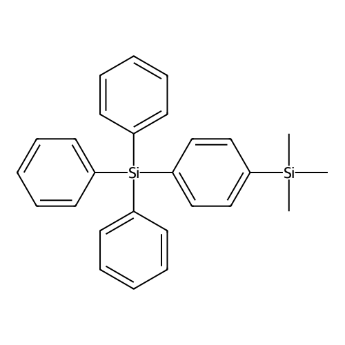 (4-(Trimethylsilyl)phenyl)triphenylsilane structure