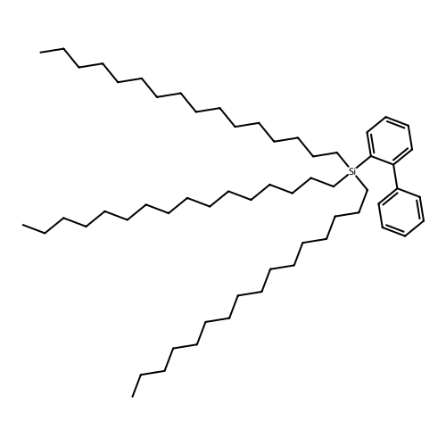 2-(Trihexadecylsilyl)-1,1'-biphenyl structure