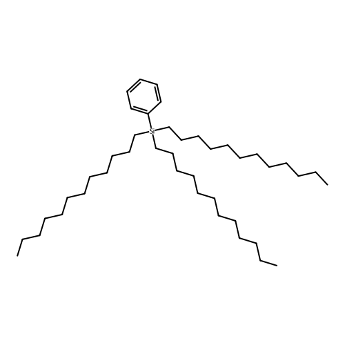 Tridodecyl(phenyl)silane structure