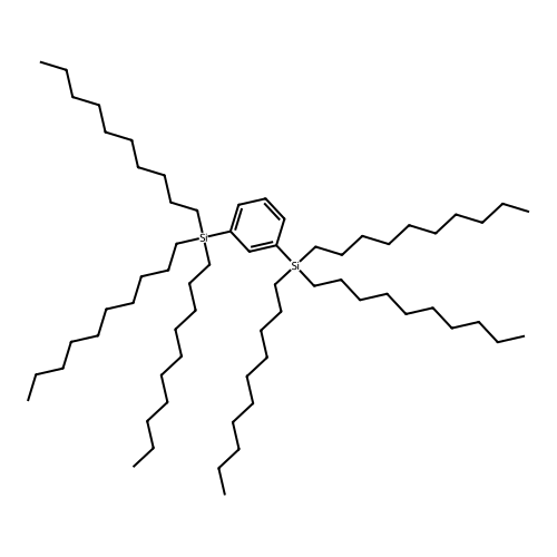 1,3-Phenylenebis(trisdecylsilane) structure