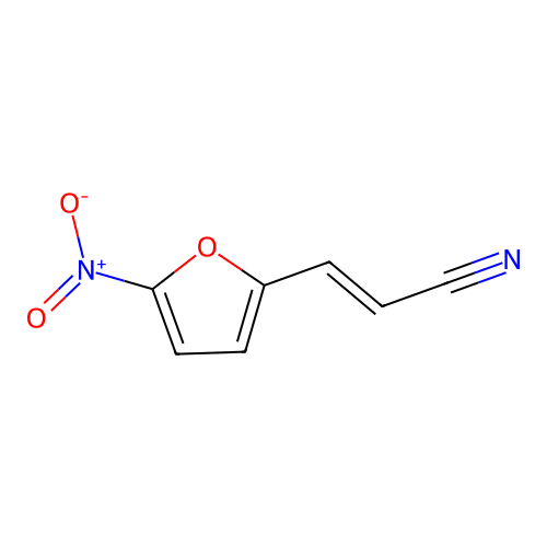 3-(5-Nitro-2-furanyl)-2-propenenitrile structure
