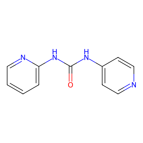 1-Pyridin-2-yl-3-pyridin-4-ylurea structure