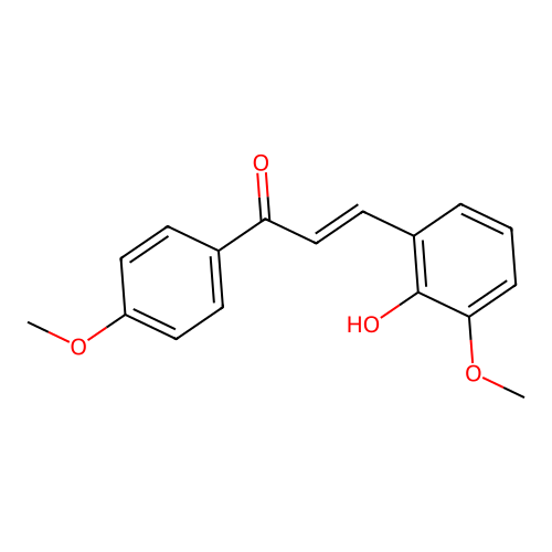 3,4'-Dimethoxy-2-hydroxychalcone structure