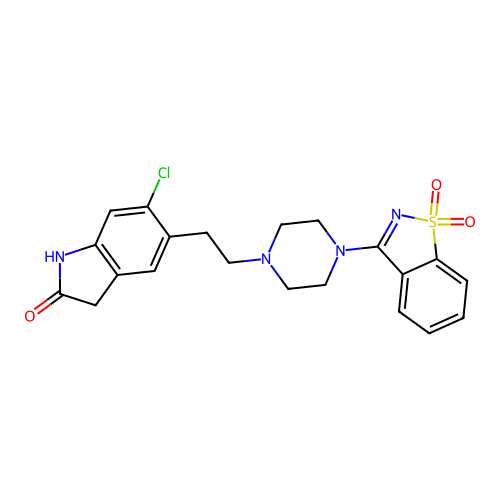Ziprasidone Sulfone structure