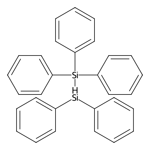 1,1,1,2,2-Pentaphenyldisilane structure