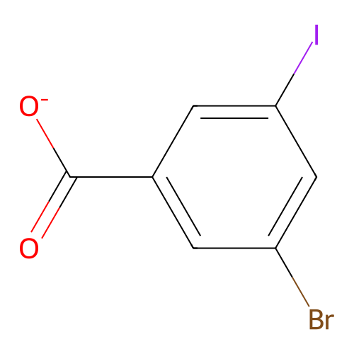 3-Bromo-5-iodobenzoate structure