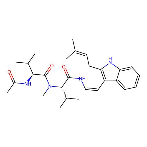 Terpeptin structure