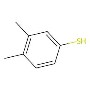 3,4-二甲苯硫酚 structure