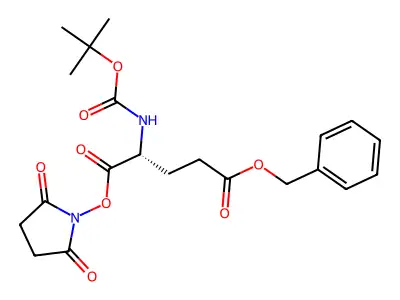 BOC-GLU(OBZL)-OSU structure