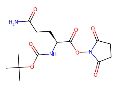 Boc-Gln-OSu structure