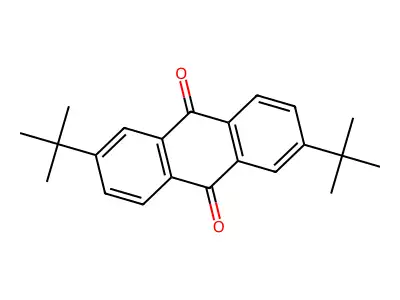 2,6-Bis(1,1-dimethylethyl)-9,10-anthracenedione structure