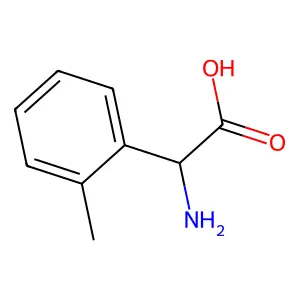 (2R)-2-氨基-2-(2-甲基苯基)乙酸 structure