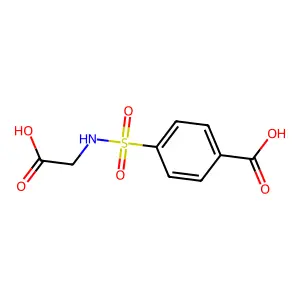 4-(Carboxymethylsulfamoyl)benzoic acid structure