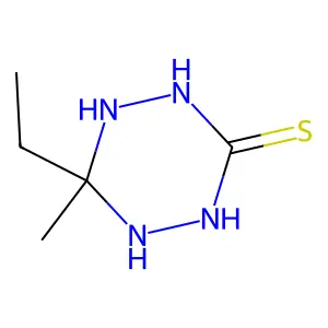 6-ethyl-6-methyl-1,2,4,5-tetrazinane-3-thione structure