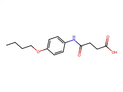 4-(4-Butoxyanilino)-4-oxobutanoic acid structure
