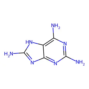 2,6,8-Triaminopurine structure