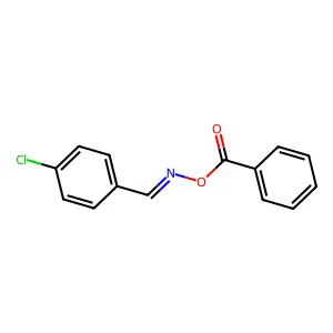 [(4-Chlorophenyl)methylideneamino] benzoate structure