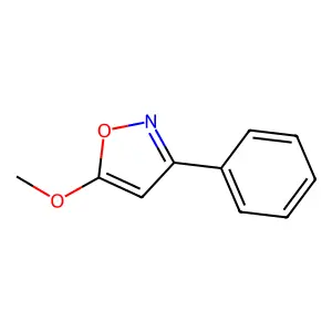 5-Methoxy-3-phenylisoxazole structure