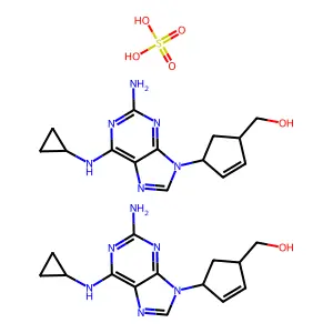硫酸阿巴卡韦 structure