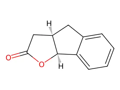 3,3a,4,8b-Tetrahydro-2H-indeno[1,2-b]furan-2-one structure