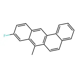 Benz(a)anthracene, 9-fluoro-7-methyl- structure