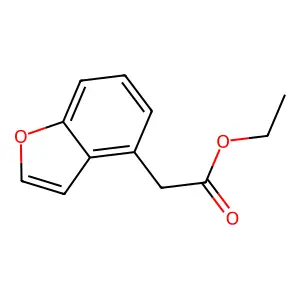 Ethyl 2-(1-benzofuran-4-yl)acetate structure
