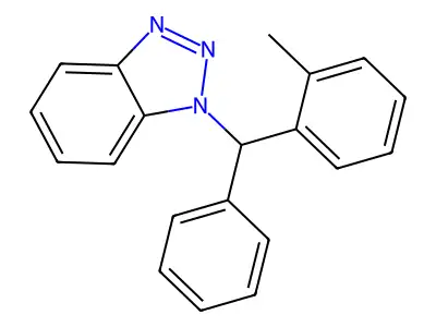 1-[(2-Methylphenyl)(phenyl)methyl]-1H-1,2,3-benzot structure