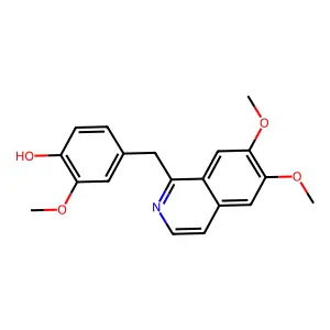 4'-Hydroxypapaverine structure