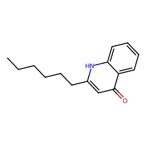2-Hexylquinolin-4(1H)-one structure