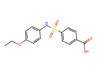 4-[(4-ethoxyphenyl)sulfamoyl]benzoic Acid structure