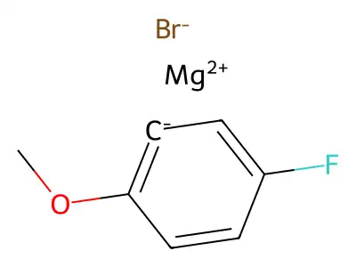 5-Fluoro-2-methoxyphenylmagnesium bromide structure