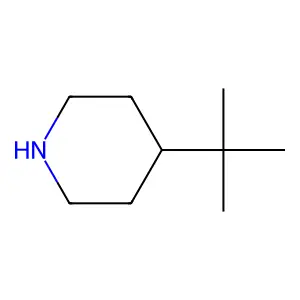 Piperidine, 4-(1,1-dimethylethyl)- structure