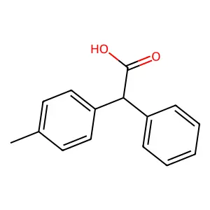 4-Methyl-alpha-phenylbenzeneacetic acid structure