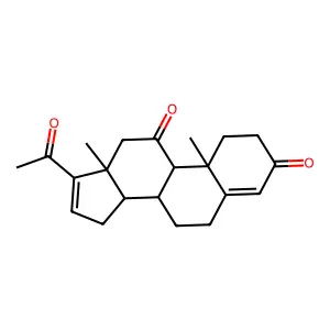 16,17-Didehydro-11-oxoprogesterone structure
