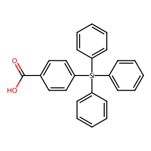 4-(三苯基硅基)苯甲酸 structure