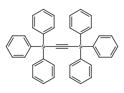 1,2-Bis(triphenylsilyl)acetylene structure