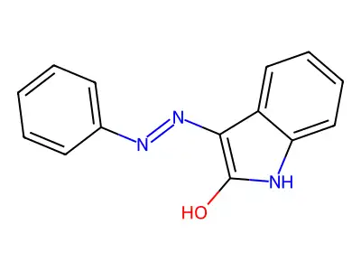 3-(Phenyl-hydrazono)-1,3-dihydro-indol-2-one structure