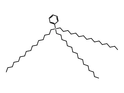 Phenyltrihexadecylsilane structure